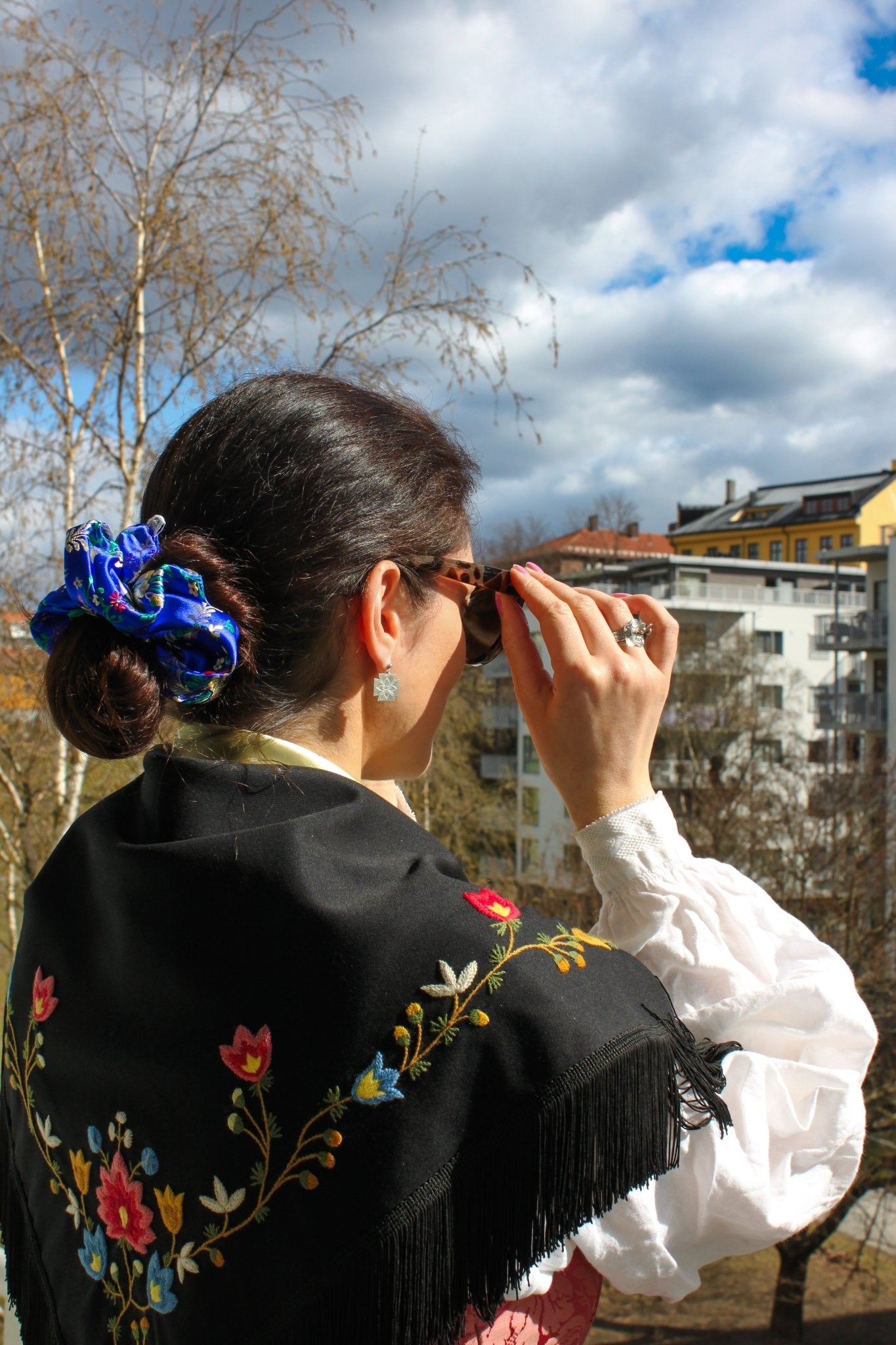 17.mai Scrunchie Blå - Sunki by Sunni