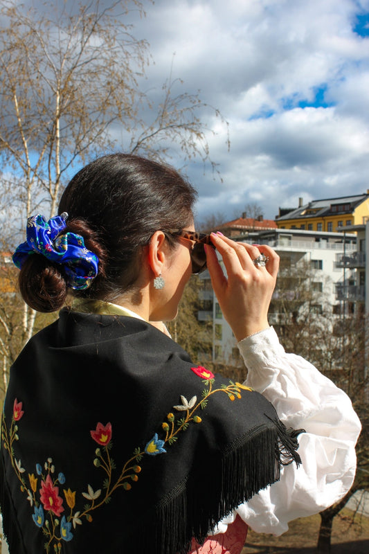 17.mai Scrunchie Blå - Sunki by Sunni